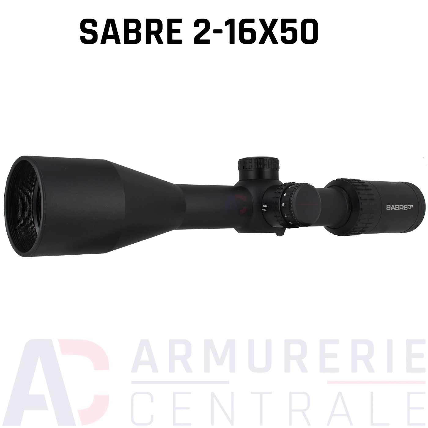 Lunette de tir Sabre 2-16X50 r&eacute;ticule Lumineux