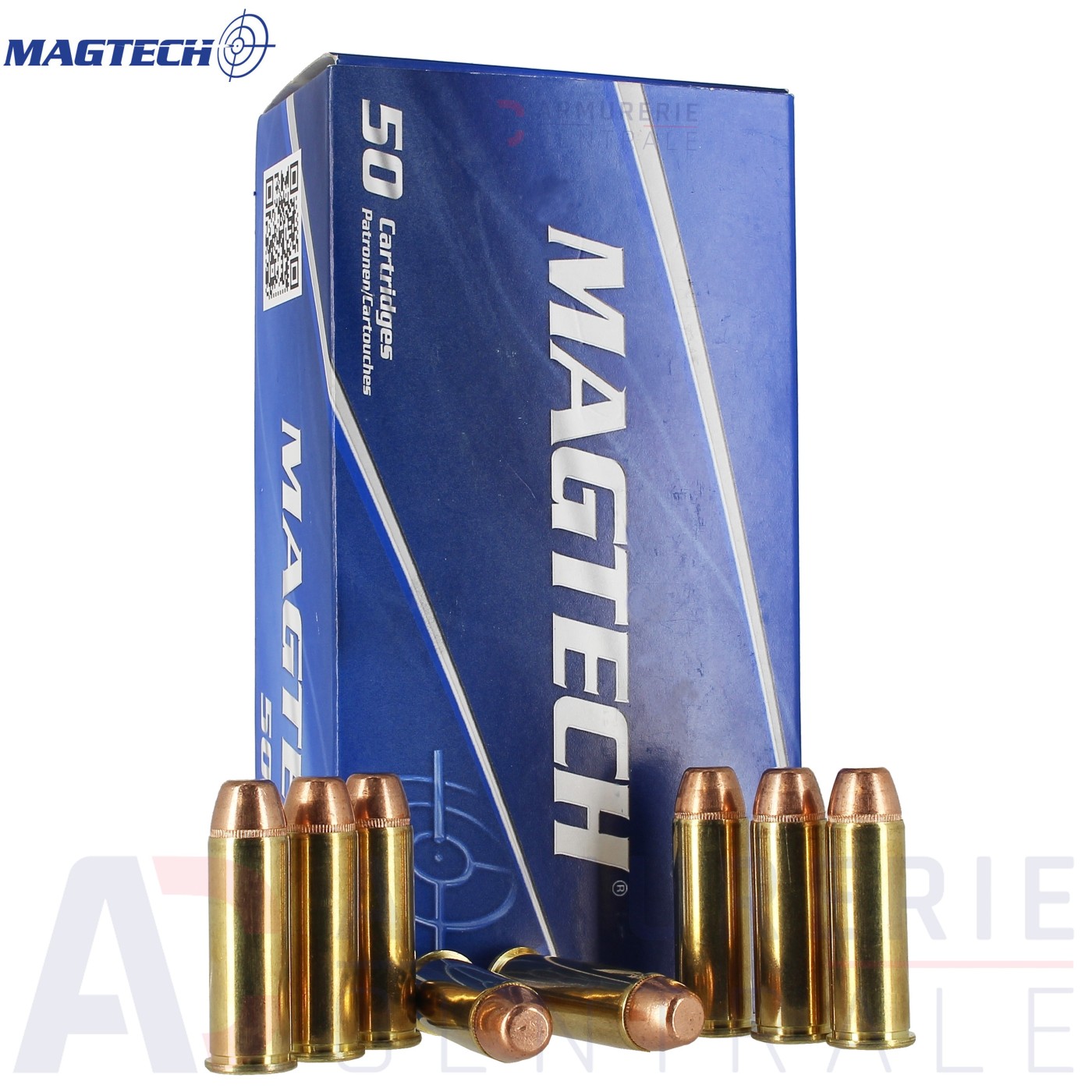 50 cartouches Magtech .44 Rem Mag FMJ-FLAT 240gr 50 cartouches Magtech .44 Rem Mag FMJ-FLAT 240gr