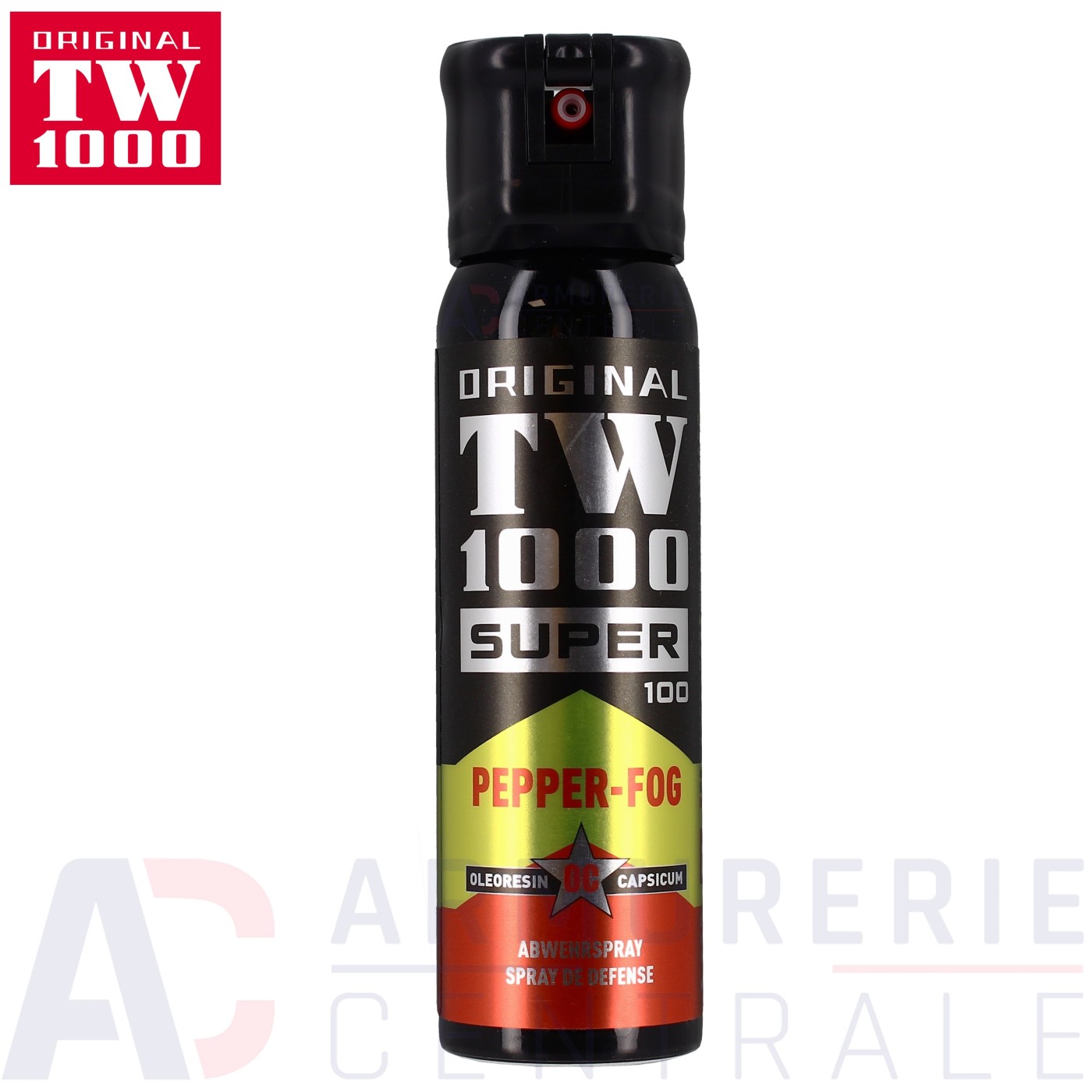 A&eacute;rosol de d&eacute;fense TW1000 SUPER FOG au poivre 100ml