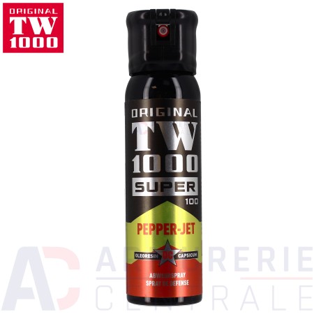 Aérosol de défense TW1000 SUPER JET au poivre 100ml