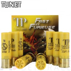 25 cartouches Tunet Fast et Furieuse 20/70 n° 7.5