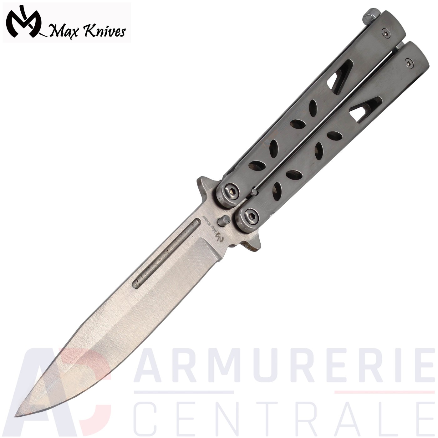 Couteau papillon Max Knives P23S chrome 22.5cm