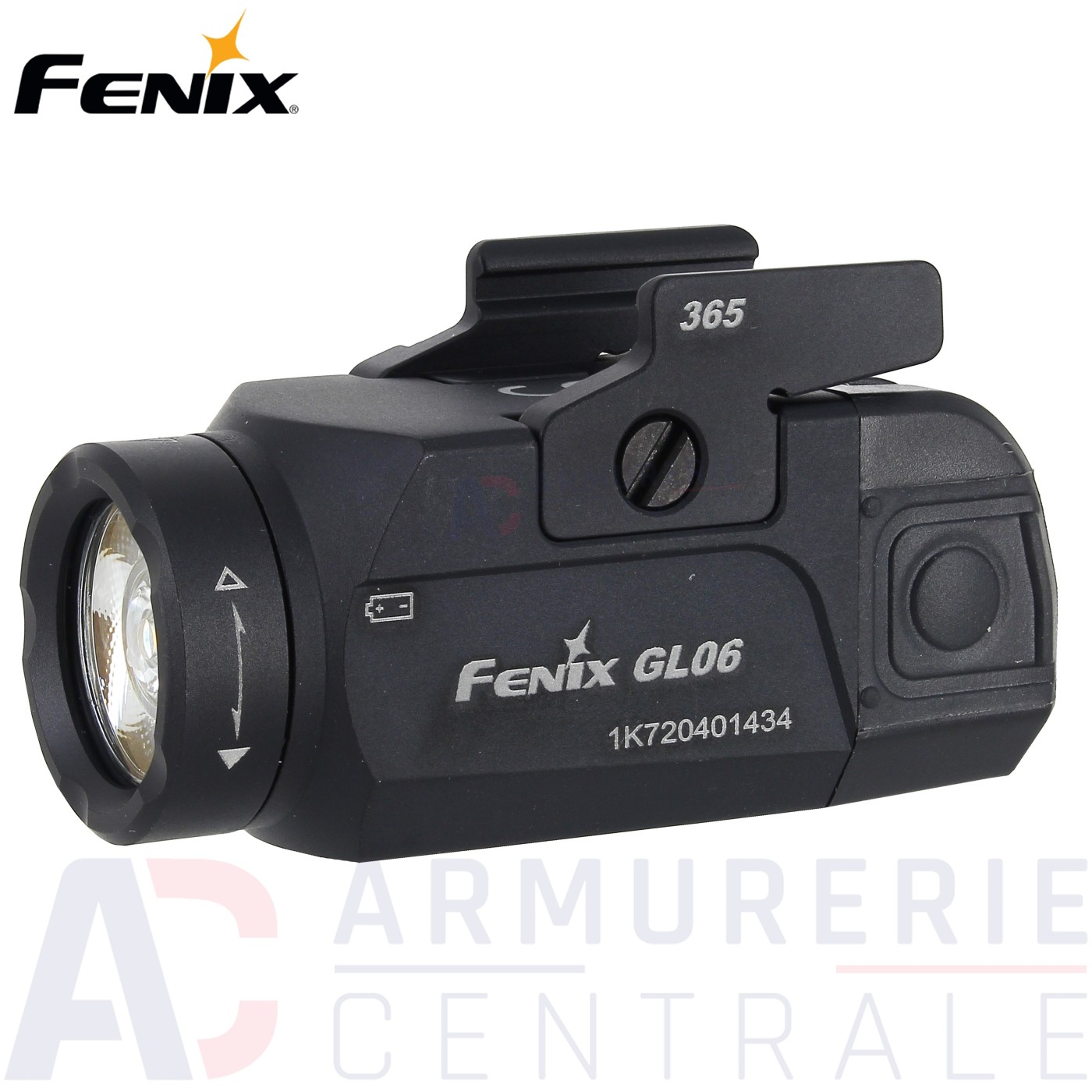 Lampe tactique picatinny Fenix GL06-365 (600 lumens) Lampe tactique picatinny Fenix GL06-365 (600 lumens)