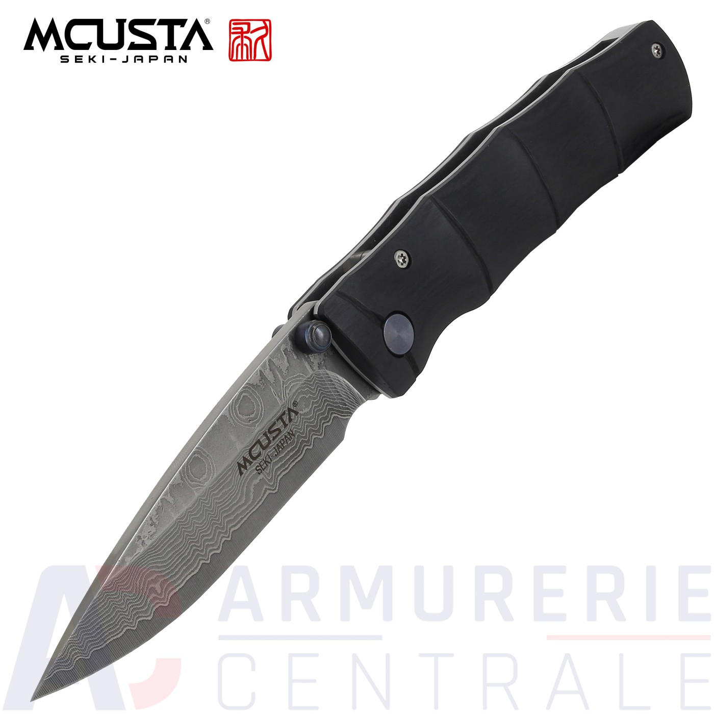 Couteau Mcusta Emotion Take Damascus lame 7cm Couteau Mcusta Emotion Take Damascus lame 7cm