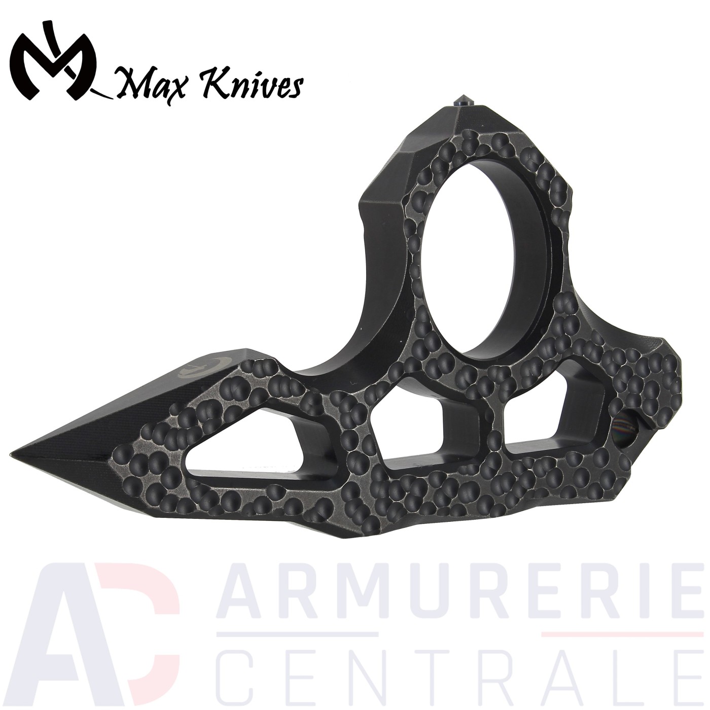 Poing Américain Knuckan 100% Titane black Poing Américain Knuckan 100% Titane black