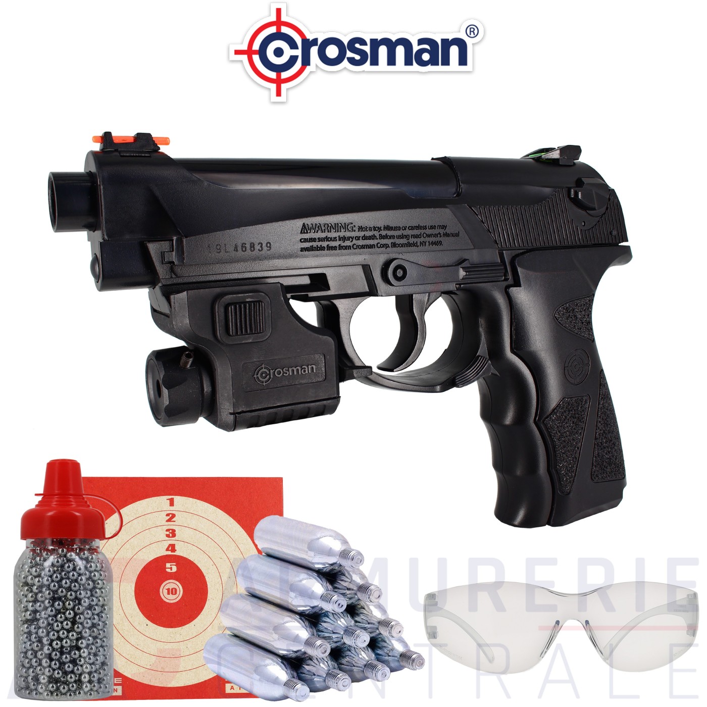 Pistolet CO2 Crosman TAC C31 - 4.5mm
