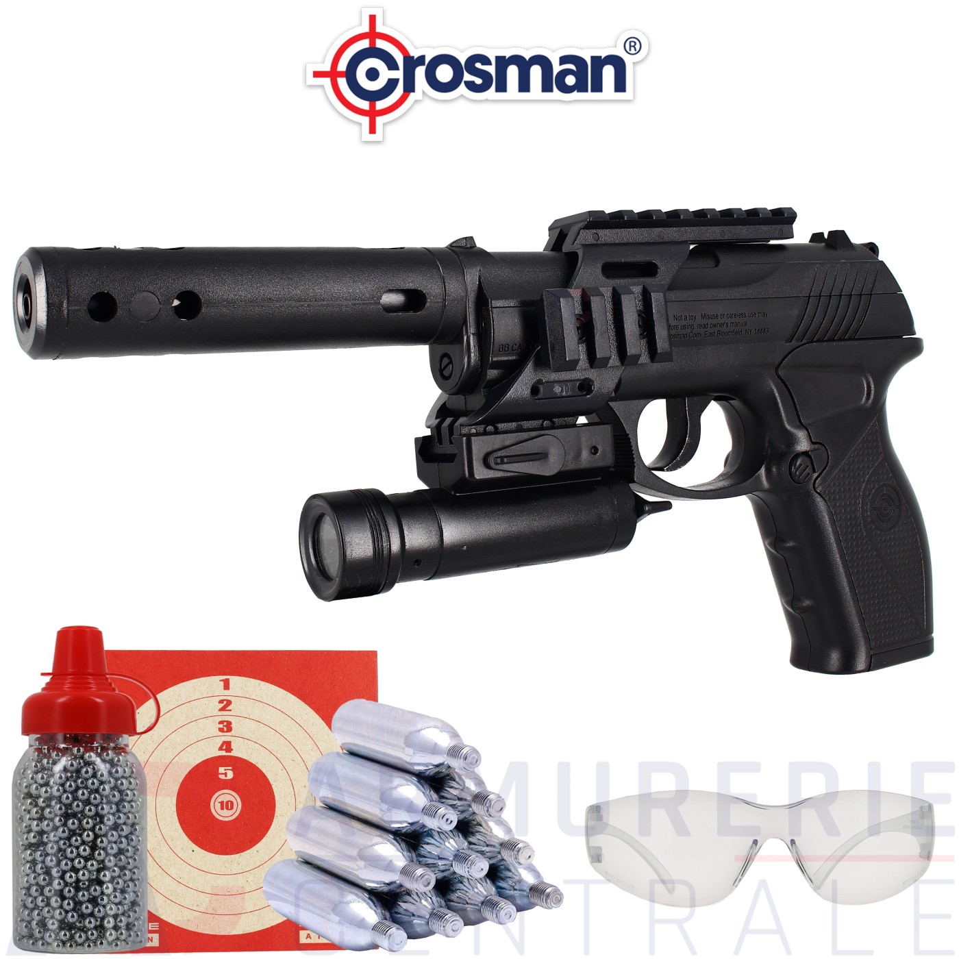 Pistolet Crosman TAC C11 CO2 BB (2.61 joules)