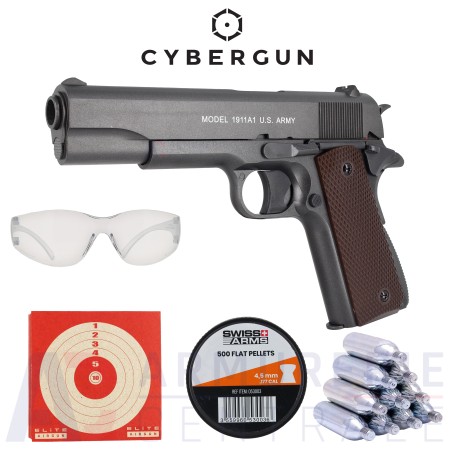Cybergun Auto-Ordnance 1911 CO2 - 4.5 mm Pellets (3...