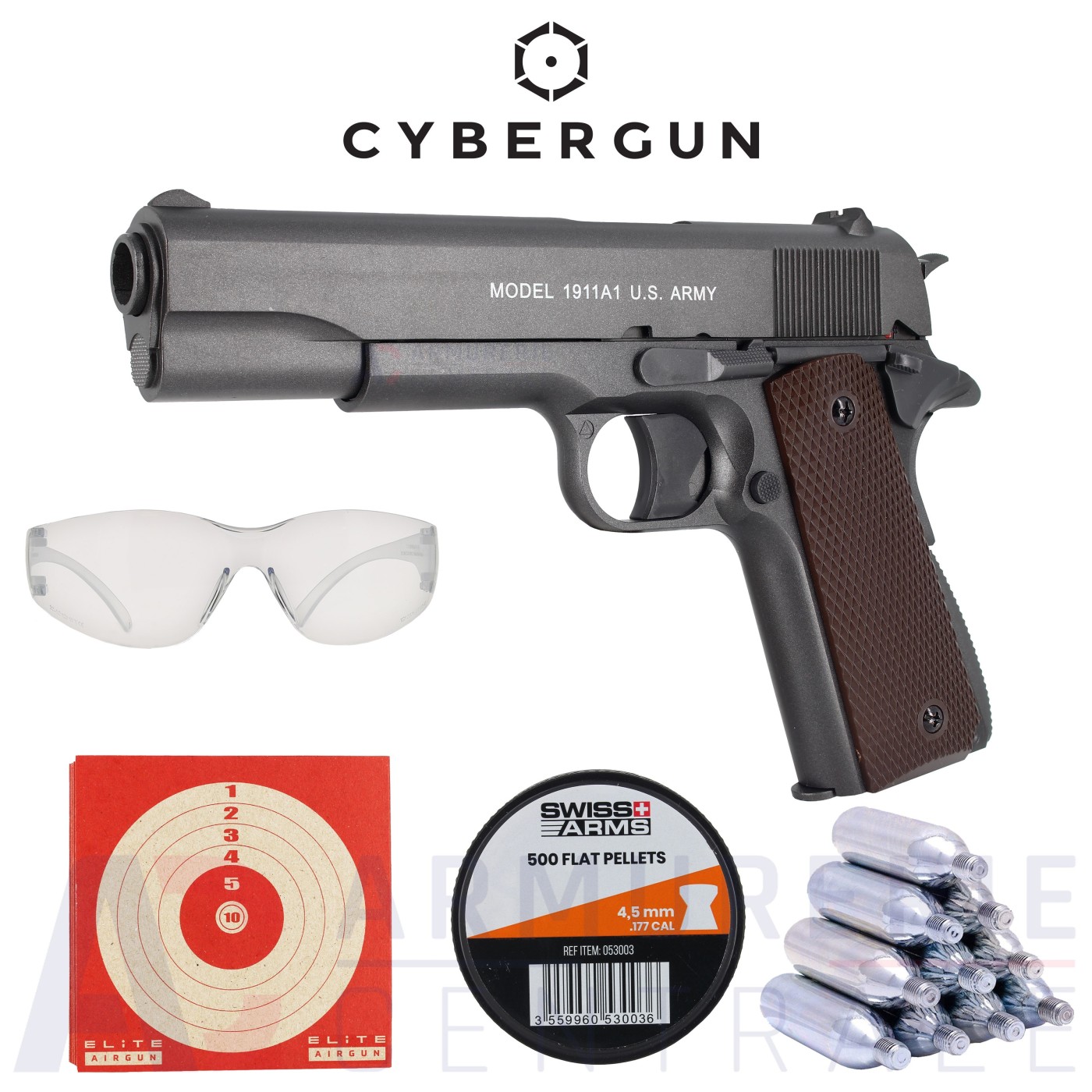 Cybergun Auto-Ordnance 1911 CO2 - 4.5 mm Pellets (3 Joules)