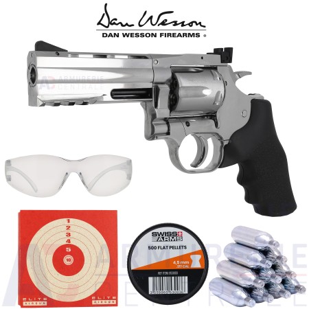 Revolver Dan Wesson 715 4" Chrome 4,5mm CO2...