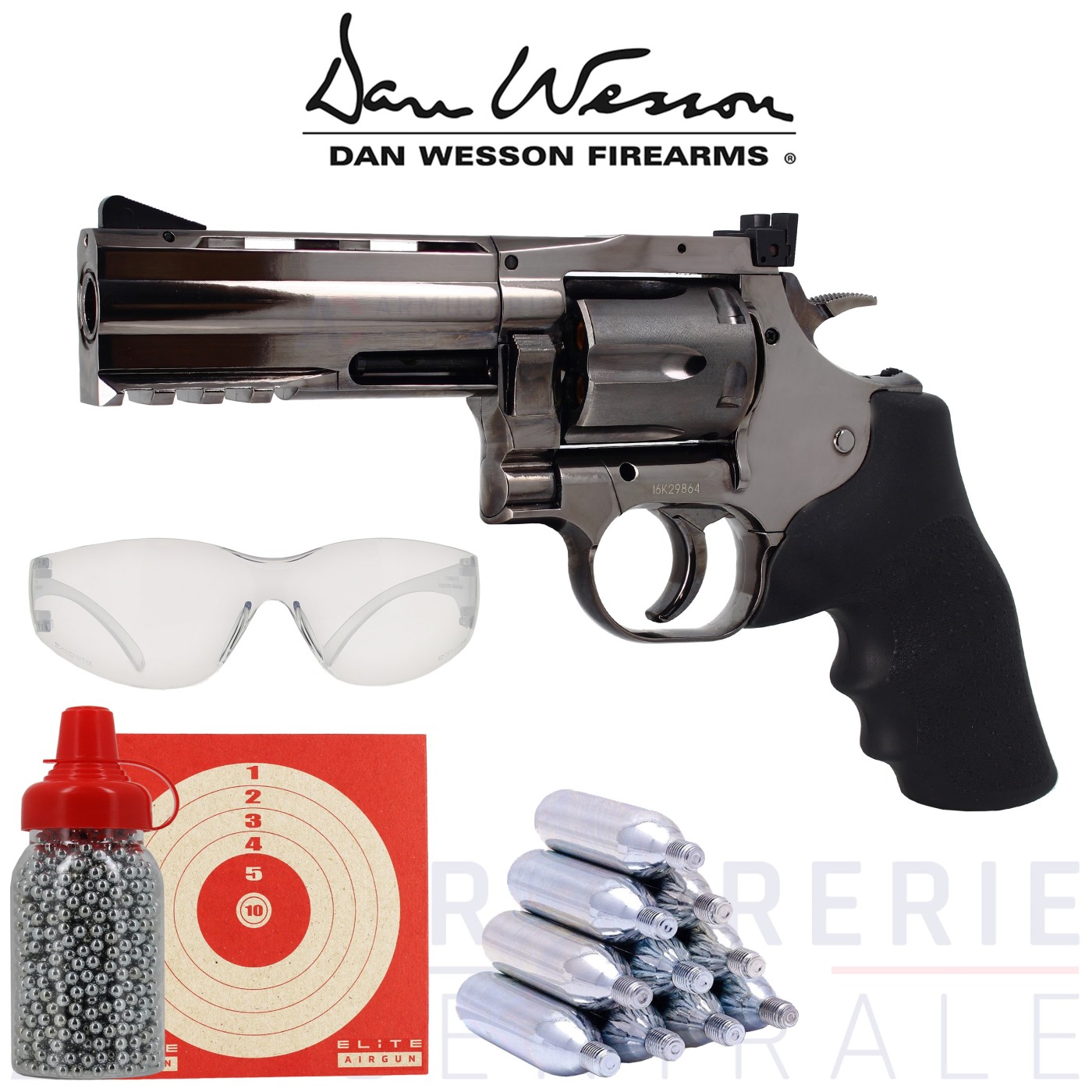 Revolver Dan Wesson 715 Steel Grey 4.5mm Revolver Dan Wesson 715 Steel Grey 4.5mm