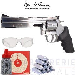 Revolver Dan Wesson 715 - 6" Chrome 4.5 BB (3 joules)