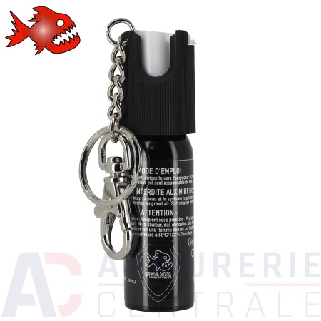 Bombe poivre porte clefs Piranha OC MPN 14 ml