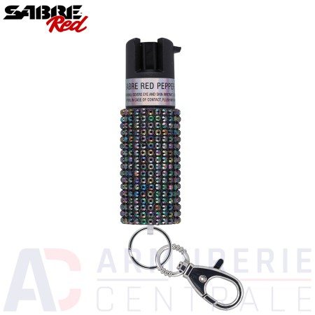 Spray de défense Sabre red à strass OC - 15ml