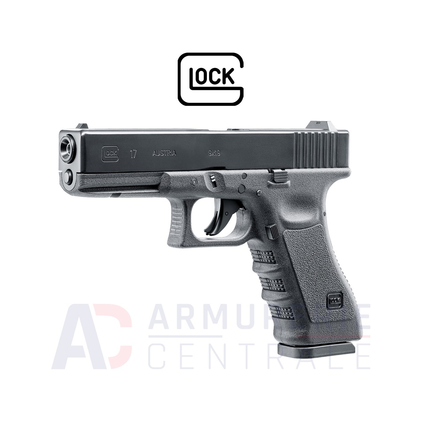 Pistolet Umarex Glock 17 BLK CO2 Blowback 4,5 mm (3 joules) Pistolet Umarex Glock 17 BLK CO2 Blowback 4,5 mm (3 joules)