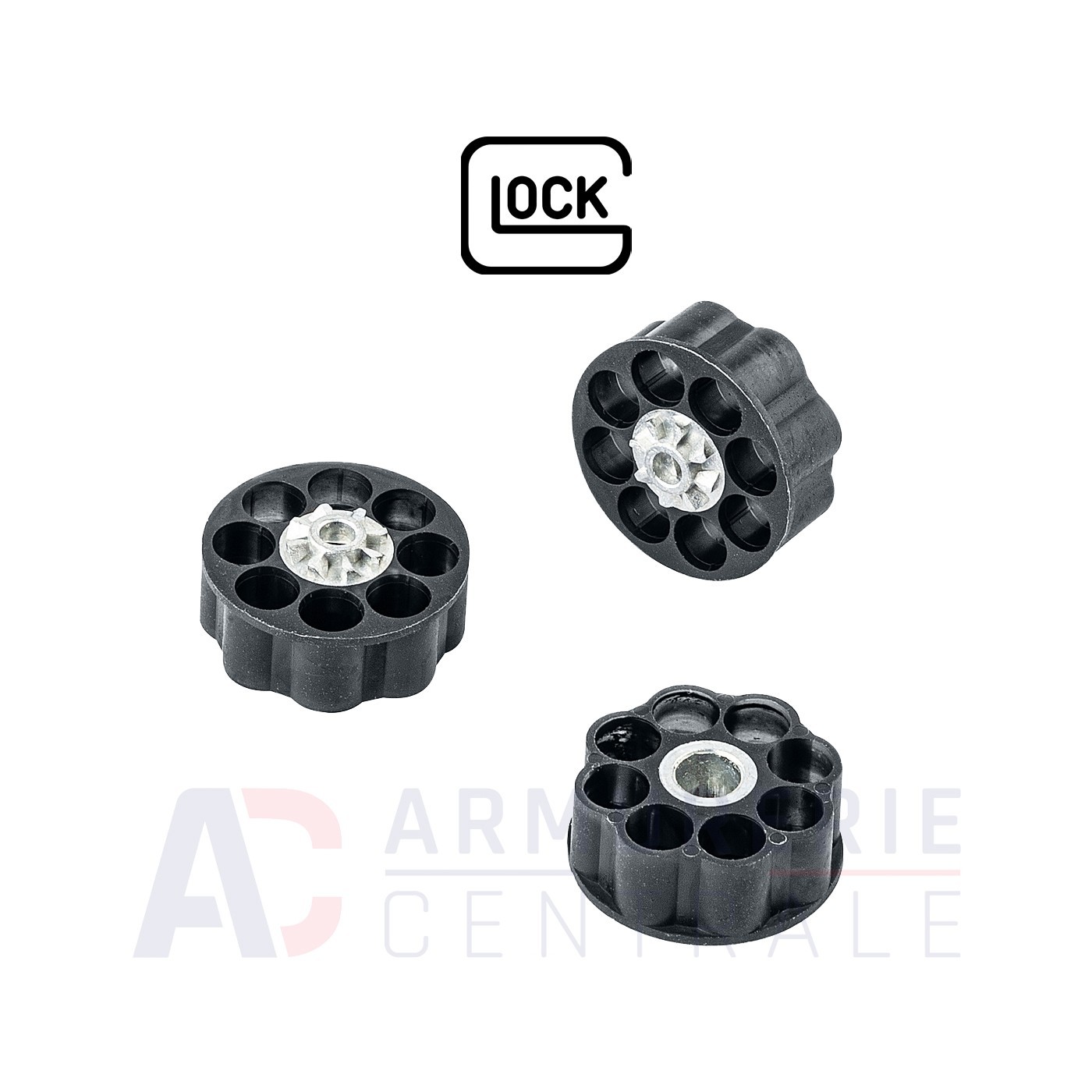 3 barillets 8 coups Umarex Glock 17 diabolo 4.5 mm