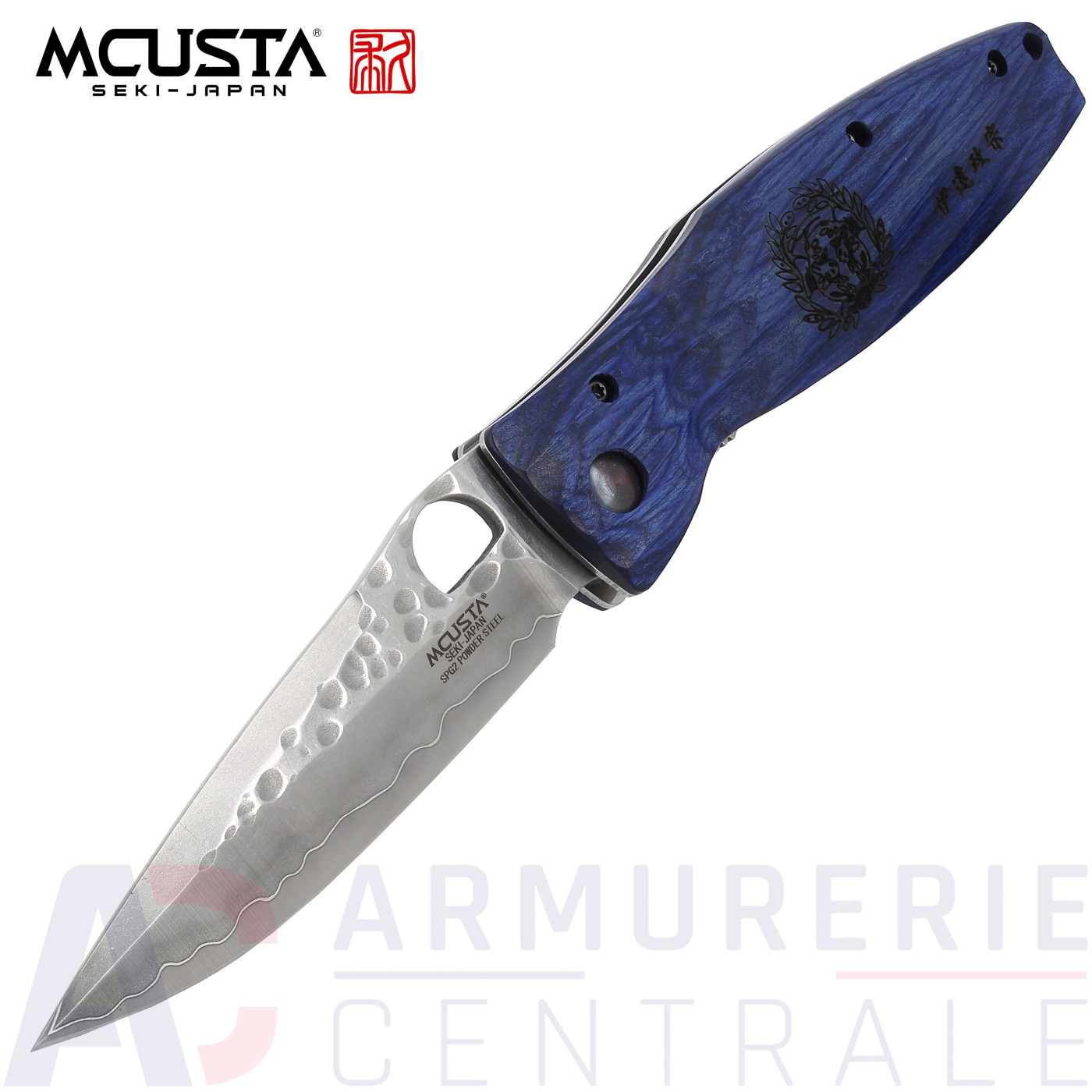 Couteau japonais Mcusta MC-186G Série Sangoku - 93mm Couteau japonais Mcusta MC-186G Série Sangoku - 93mm