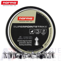 250 Plombs Norma Superpointstrike pointus 5.5mm 0.94g