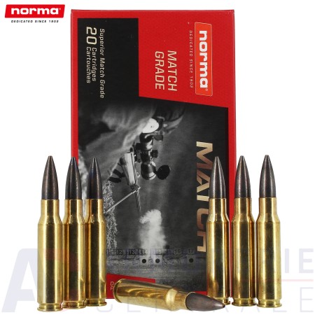 Boite de 20 cartouches Norma diamond line match...