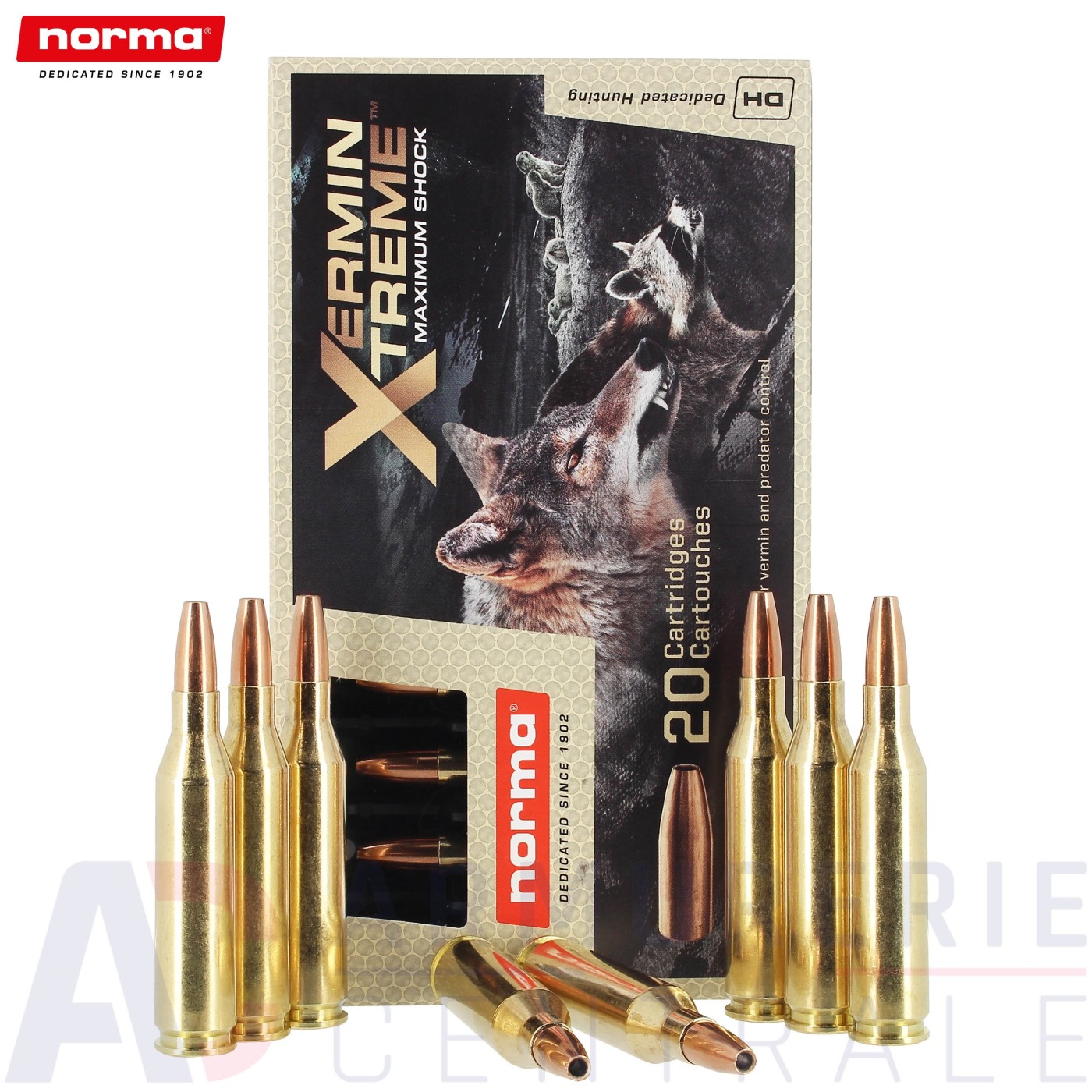 Boite de 20 cartouches Norma Vermin Xtreme - 243 Win (76gr) Boite de 20 cartouches Norma Vermin Xtreme - 243 Win (76gr)