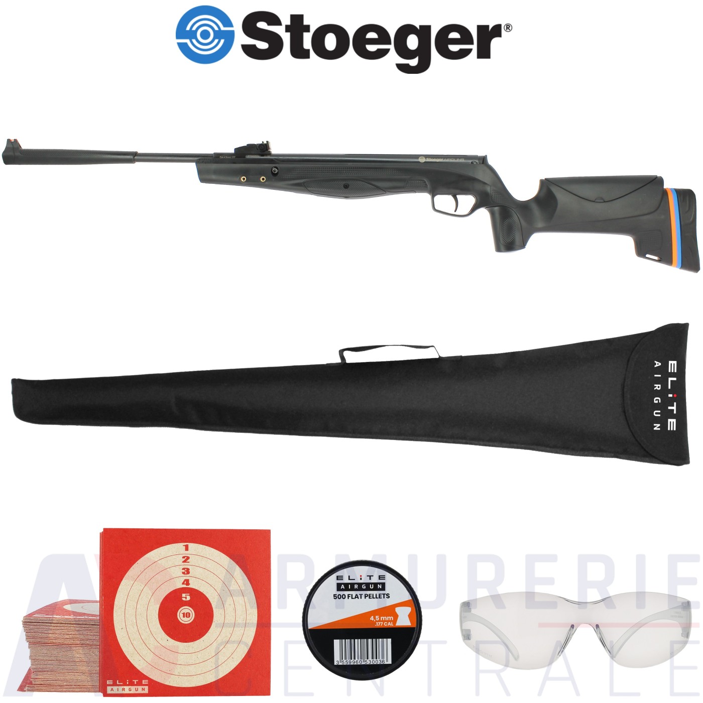 Carabine à plomb Stoeger RX20 TAC 4.5mm (19.9 joules) Carabine à plomb Stoeger RX20 TAC 4.5mm (19.9 joules)