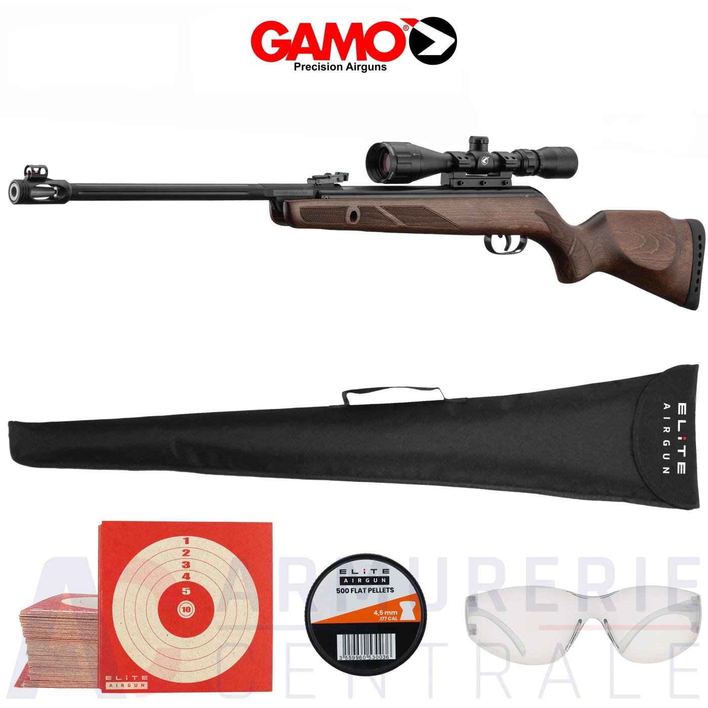 Carabine à plomb Gamo Hunter 440 AS + lunette 3-9X40 wr (19.9 joules) Carabine à plomb Gamo Hunter 440 AS + lunette 3-9X40 wr (19.9 joules)