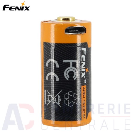 Batterie rechargeable Fenix 16340 Li-ion 3.6 volts...