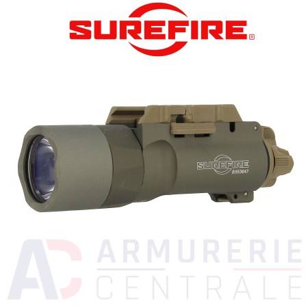 Lampe Tactique Surefire X300U Tan pour rail...