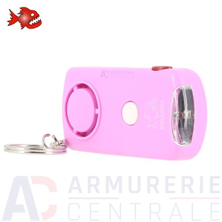 Alarme de poche porte-clé Piranha PIA5R rose - 130db