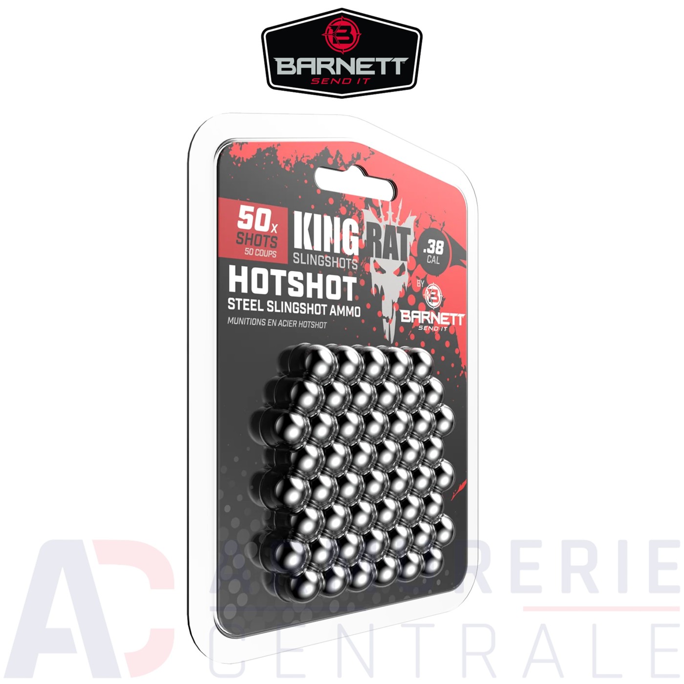 50 Billes acier Barnett Hotshot - .38 50 Billes acier Barnett Hotshot - .38