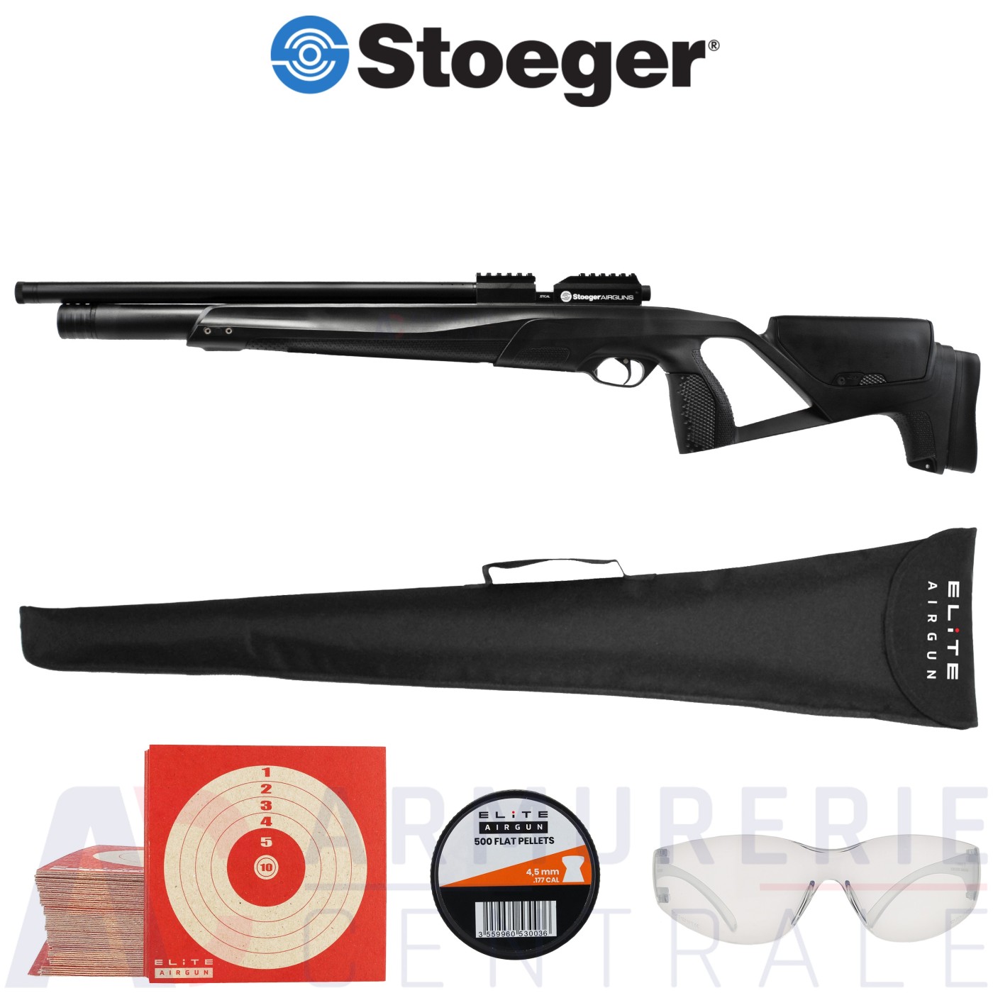 Carabine PCP Stoeger XM1 Scout - 4.5mm (19.9 joules) Carabine PCP Stoeger XM1 Scout - 4.5mm (19.9 joules)
