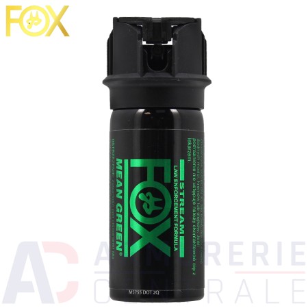 Aérosol de défense Fox Labs Mean Green Stream - 45 ml