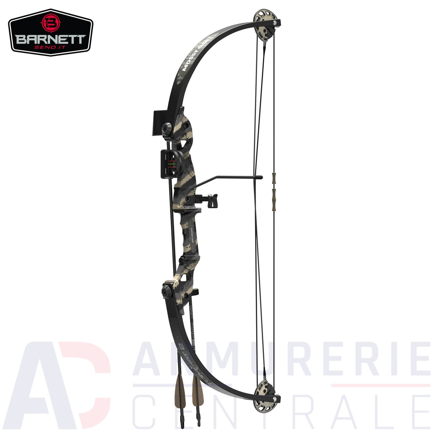 Arc à poulies Barnett Tomcat 2 Mossy Oak 28" Arc à poulies Barnett Tomcat 2 Mossy Oak 28"