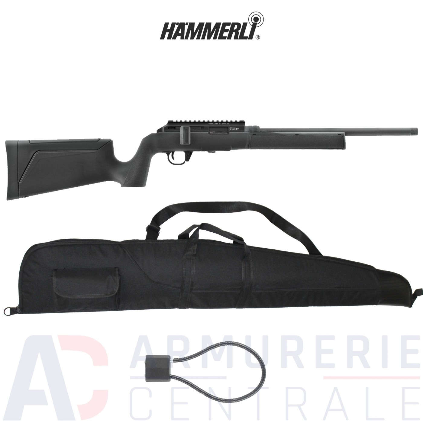 Carabine Hammerli Arms Force B1 All Weather Black - 22LR Carabine Hammerli Arms Force B1 All Weather Black - 22LR