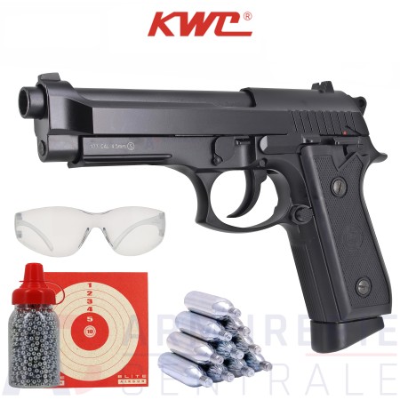 Pistolet Beretta 92 FS Full auto KWC CO2 - 4.5mm...