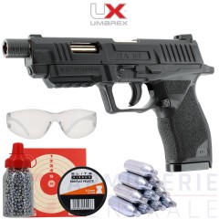 Pistolet UX S10 CO2 - 4.5mm Diabolos et BB'S (3.5 joules)