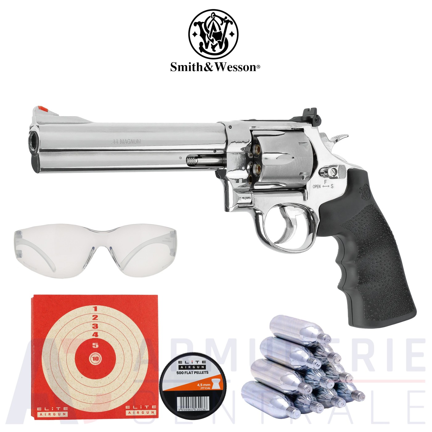 Revolver Umarex Smith & Wesson 629 6.5" - 4.5mm (3 joules)