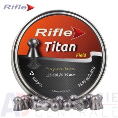 150 Plombs Rifle Titan Field - 6.35mm / .25 ( 33.95 gr)