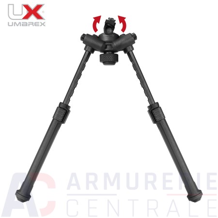 Bipied télescopique UX Tactiroll Fixation M-Lock