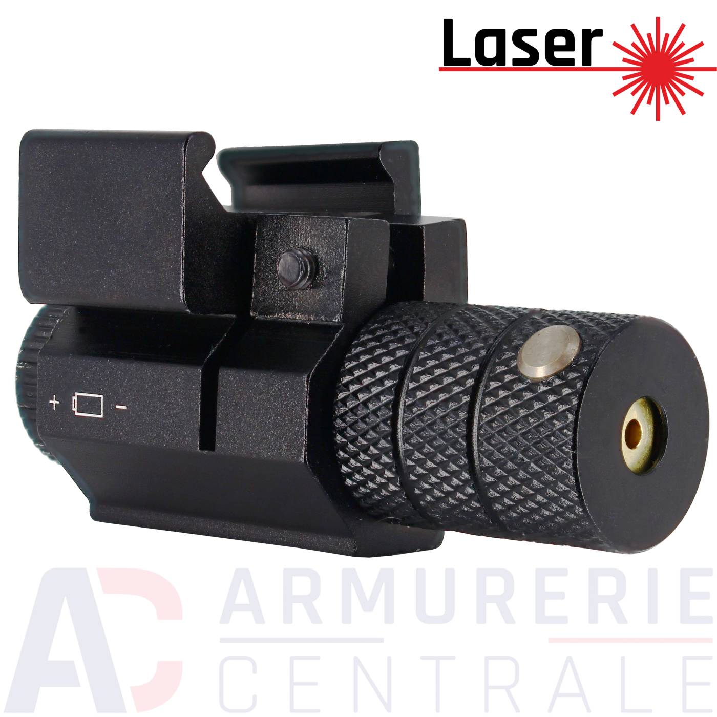 Laser tactique rouge pour arme de poing Picatinny (22 mm) Laser tactique rouge pour arme de poing Picatinny (22 mm)