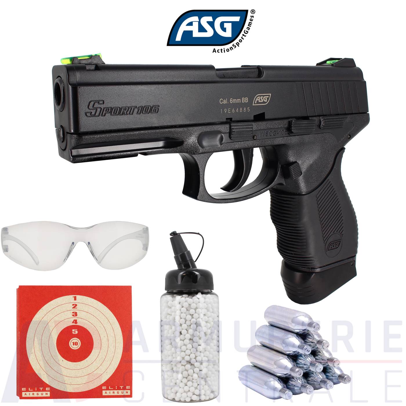 Pistolet ASG SPORT 106 - 6mm (1.3 Joule) Pistolet ASG SPORT 106 - 6mm (1.3 Joule)