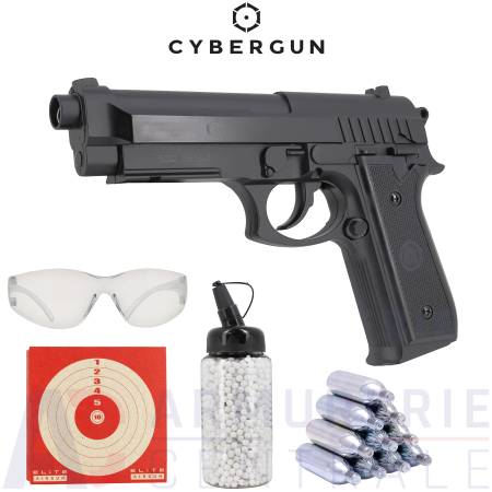 Pistolet Beretta PT92 Airsoft CO2 6mm (1.1 joule)