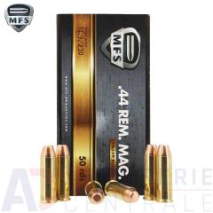 50 Cartouches MFS FMJ-FP - 44 Rem Mag (230 gr)