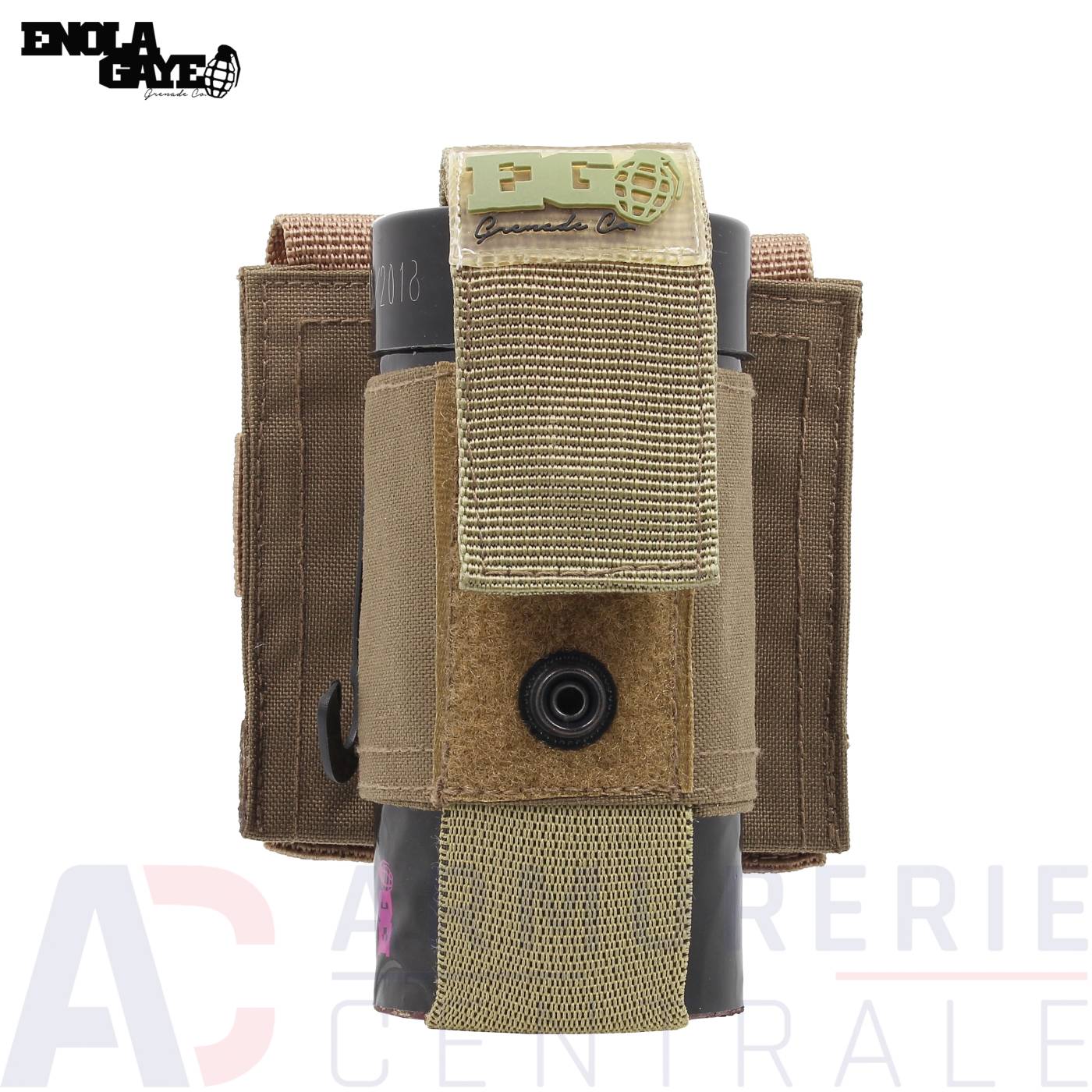 Porte grenade Enola Gaye EG18 attache molle (coyote)