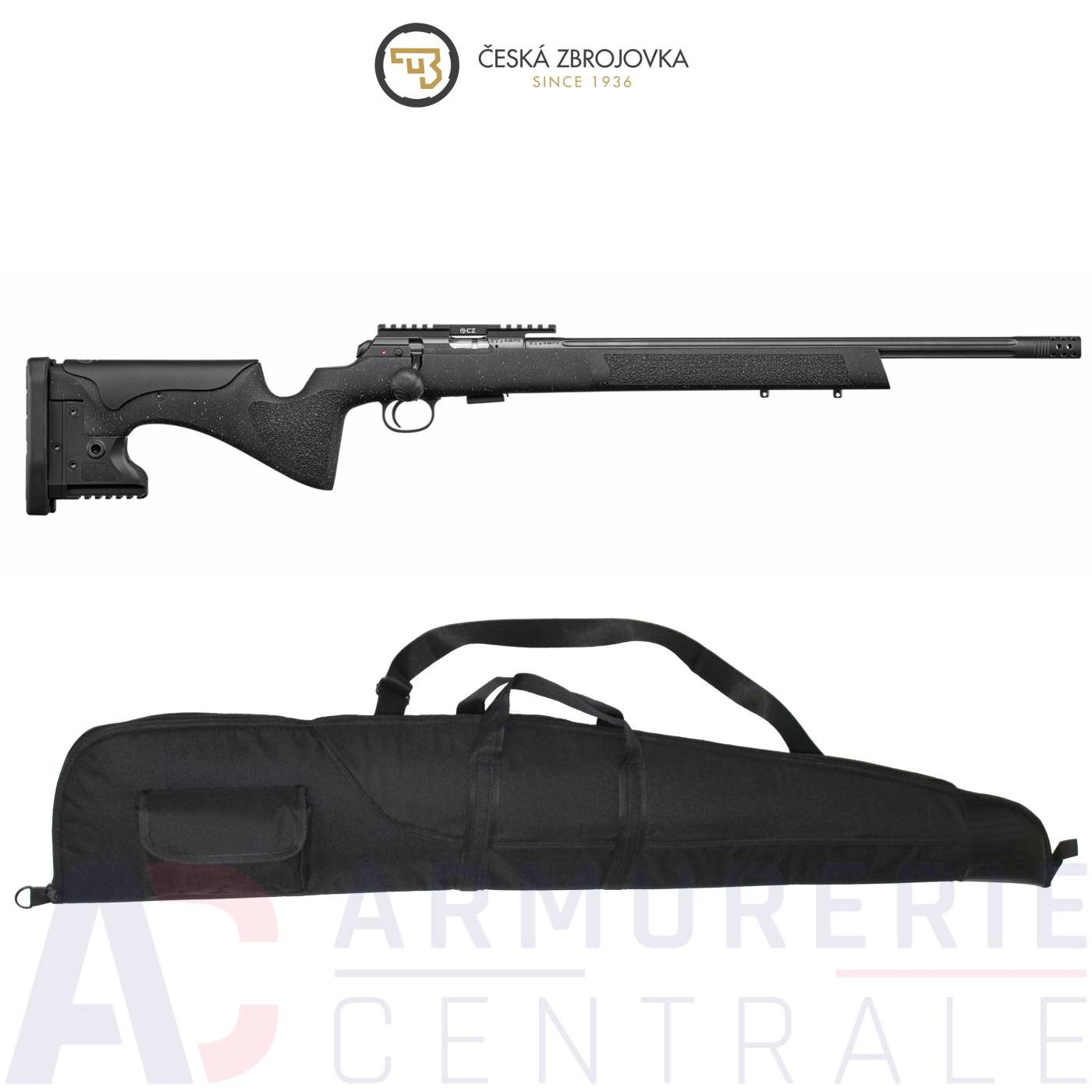 Carabine longue distance CZ 457 LRP canon lourd - 22LR Carabine longue distance CZ 457 LRP canon lourd - 22LR