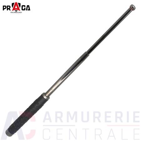 Bâton téléscopique de défense Praga Silver - 53 cm