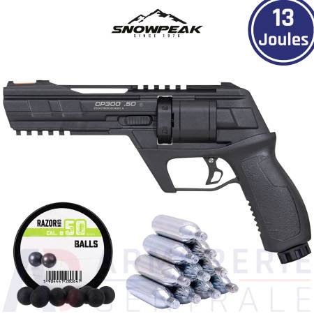 Revolver balle caoutchouc Snowpeak CP300 - .50 (13...