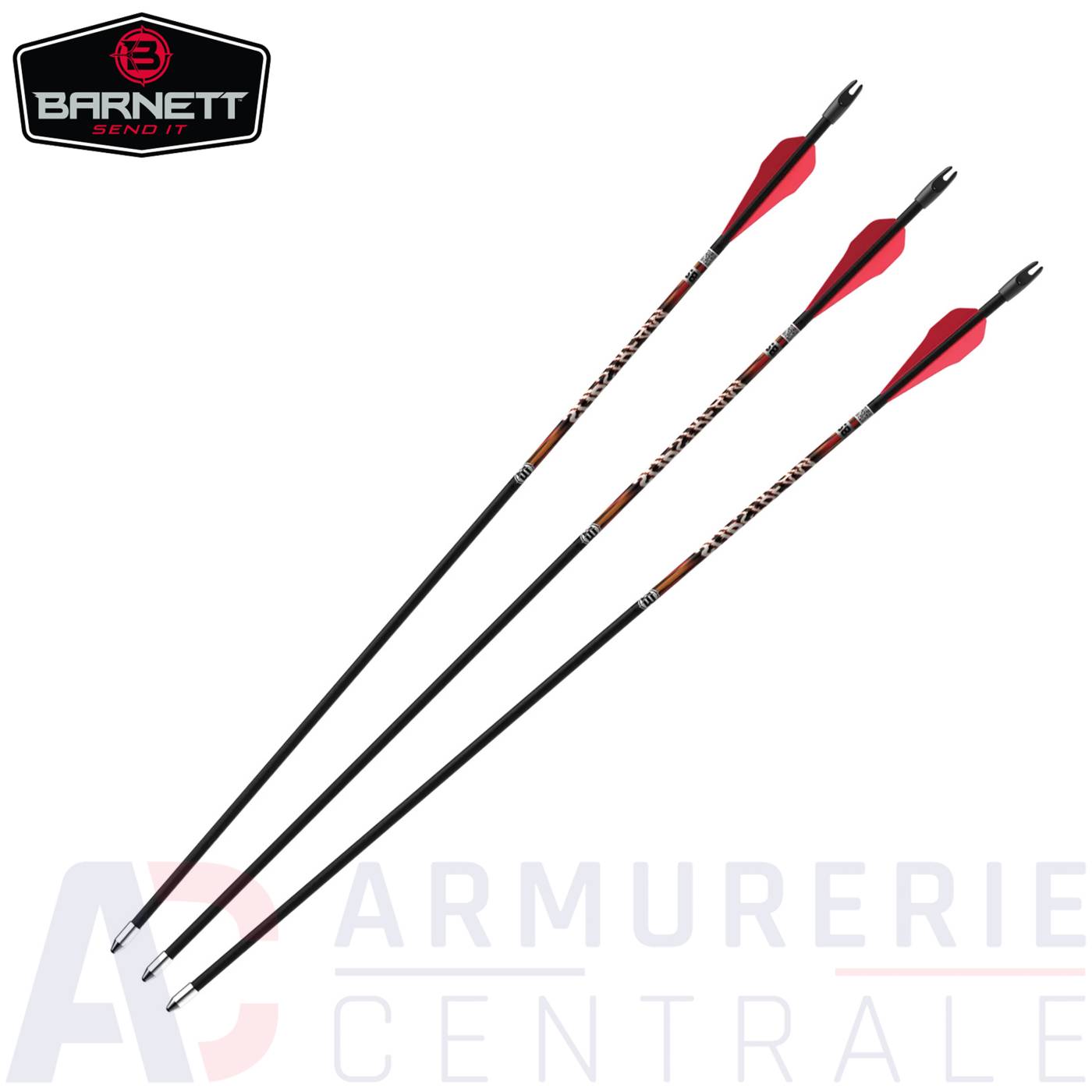 Lot de 3 flèches junior Barnett Slipstream 28" Lot de 3 flèches junior Barnett Slipstream 28"