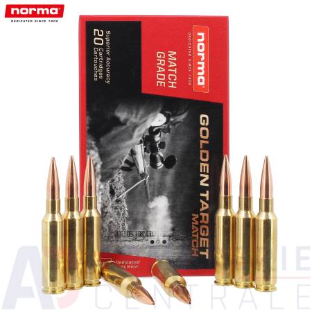 20 cartouches Norma Golden Target - 6.5 Creedmoor...