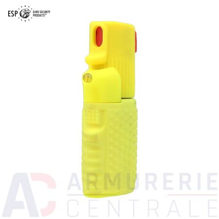 Spray lacrymogène ESP Hurricane Flashlight Jaune